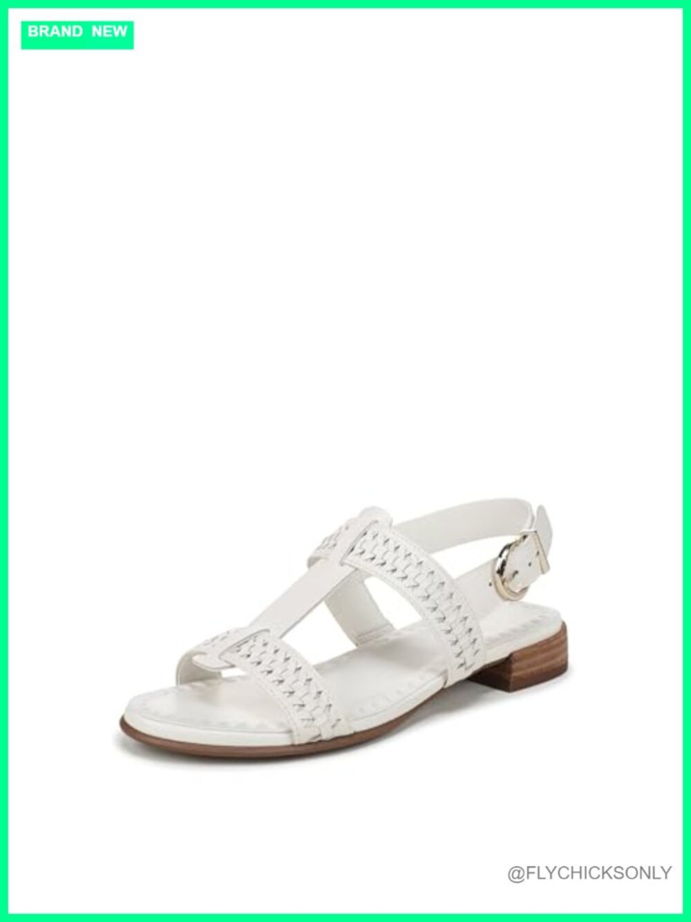 Women's Nia Slingback Block Heel Sandals Open Toe Leather Comfort